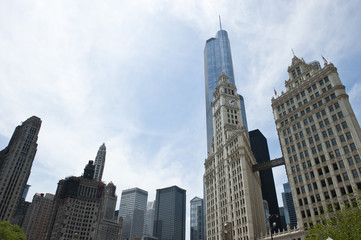Fototapeta na wymiar Chicago City Skyline
