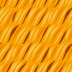 Seamless pattern with doodle ornament