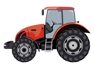 Red tractor