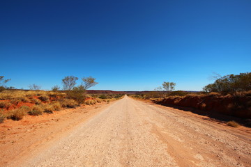 Dusty outback road, Australia