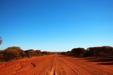 Fototapeta premium Dusty outback road, Australia