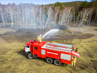 Fighting the forest fire