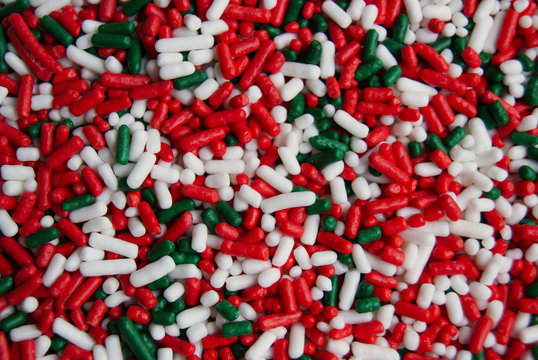 Christmas Sprinkles Holiday Cookie Decorations