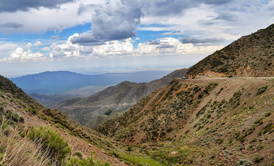 Mountain road in Villavicencio natural reserve