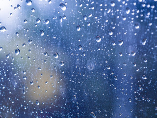 Blue bubble background water drop