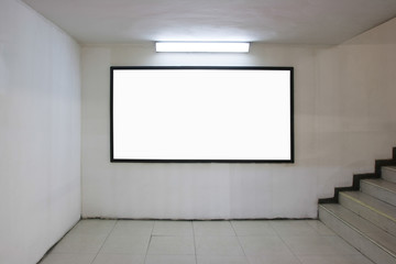 Blank billboard