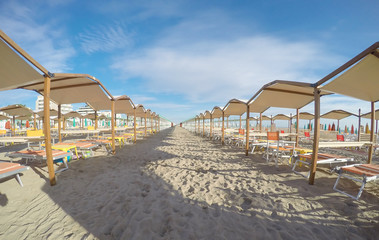 Obraz premium Beach gasebos