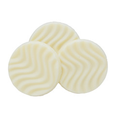Chocolate on white background with clipping path