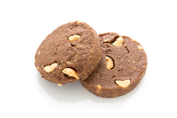 cookie isolated on white background with clipping path