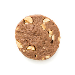 cookie isolated on white background with clipping path