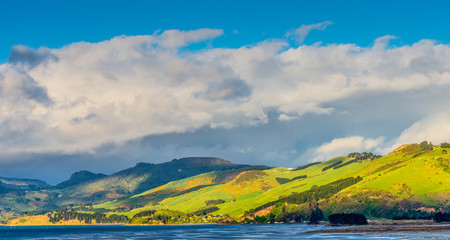 New Zealand Otago Region panoramic coastal landscape