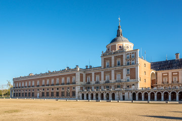 Fototapeta premium View at the Royal Palace of Aranjuez
