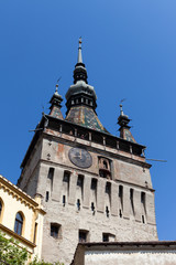Sighisoara - Old city and the famous clock tower