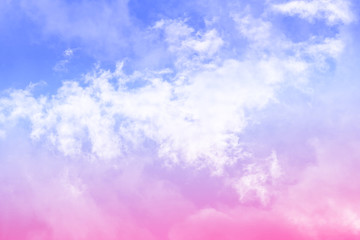 cloud background with a pastel colored


