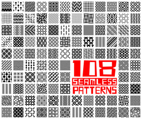 Seamless Geometric Pattern Set - 110633735