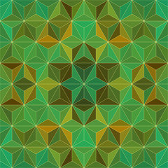 Green Triangle Background
