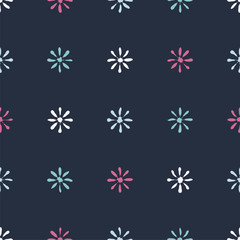 Seamless vector background with decorative flowers. Print. Cloth design, wallpaper.