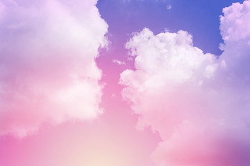 sun and cloud background with a pastel colored

