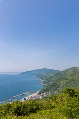 愛媛県伊方町　大久展望台からの風景