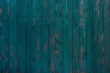 Old green fence