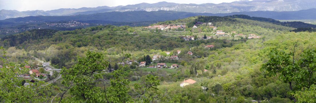 Panorama von Monrupino