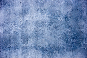 Grunge blue concrete wall background or texture