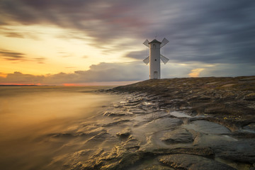 lighthouse in Swinoujscie, Baltic Sea, Poland
