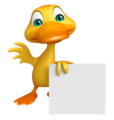 cute Duck cartoon character