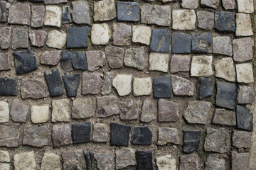 Paving stone view from above