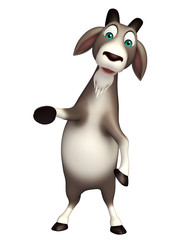 cute Goat funny cartoon character