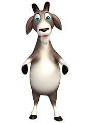 cute Goat funny cartoon character