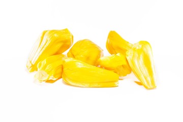 
Ripped Asian Jack Fruit With White Background