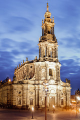 Fototapeta na wymiar Kirche in Dresden