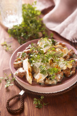 Chicken and mushroom stew