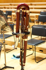 bassoon. Bass Bassoon.bassoons in a symphony orchestra
