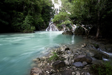 Lapopu waterfall on sumba island, Indonesia