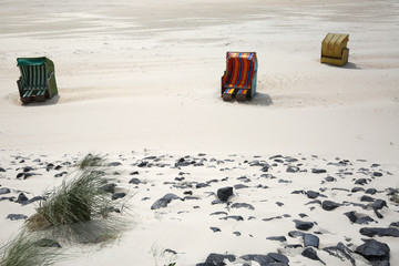 Strandkörbe auf der Insel Amrum - 110647522