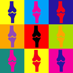Knee joint sign