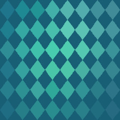 Seamless pattern with geometric rhombuses texture