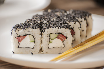 Obrazy na Plexi  bułeczki sushi