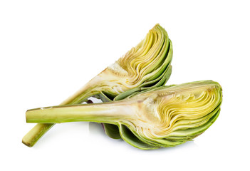 artichoke isolated on the white background