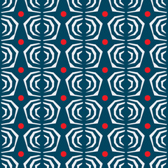 Japanese pattern seamless abstract with blue background