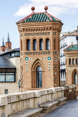 Aragon Teruel Mudejar city buildings near Escalinata