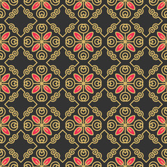 Seamless  vector geometric pattern