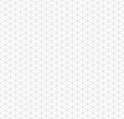 Gray isometric grid with vertical guideline on white