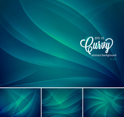 Curvy abstract background