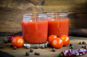tomato juice pepper