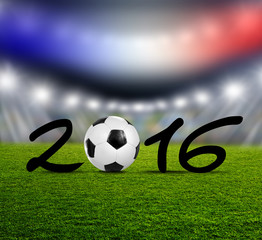 Fußball im Stadion 2016