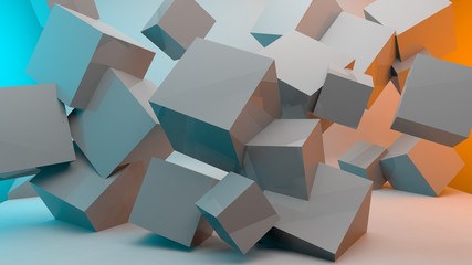 Cube wallpaper design