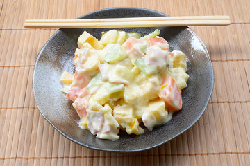 Delicious Japanese potato salad

